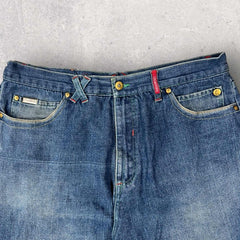 Graphic Embroidered Shorts - W36