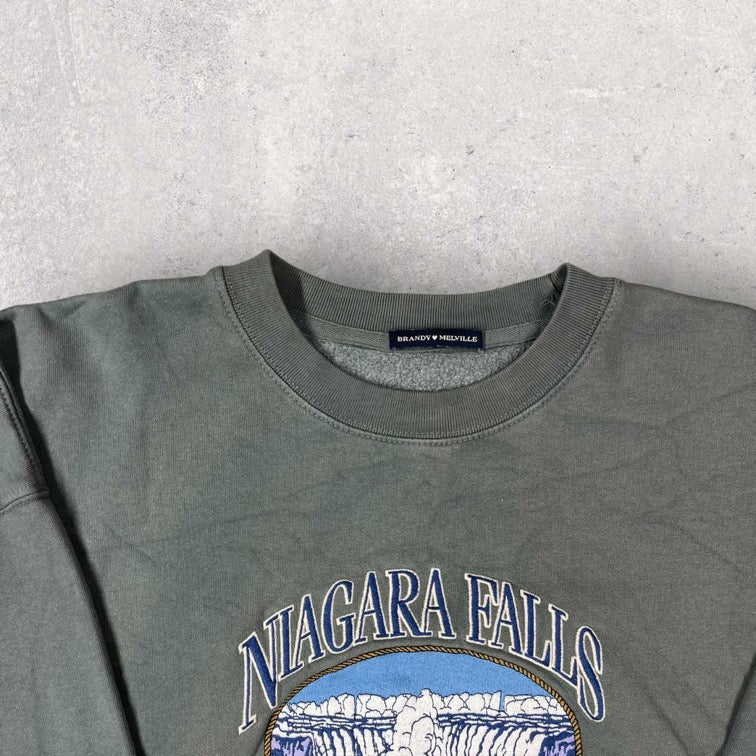 Brandy Melville Niagra Falls Graphic Sweatshirt - ONE SIZE