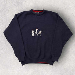 Club Tricot Marine Knit Sweater - M