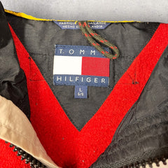 Tommy Hilfiger 1/4 Zip Fleece Hoodie - L