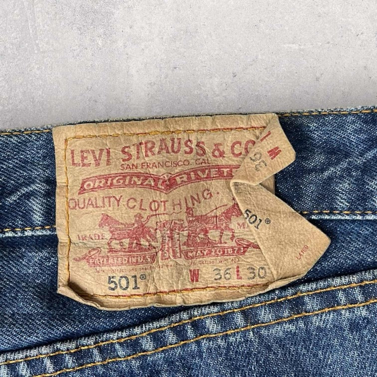 Levi’s 501 Straight Fit Jeans - W39 L30.5