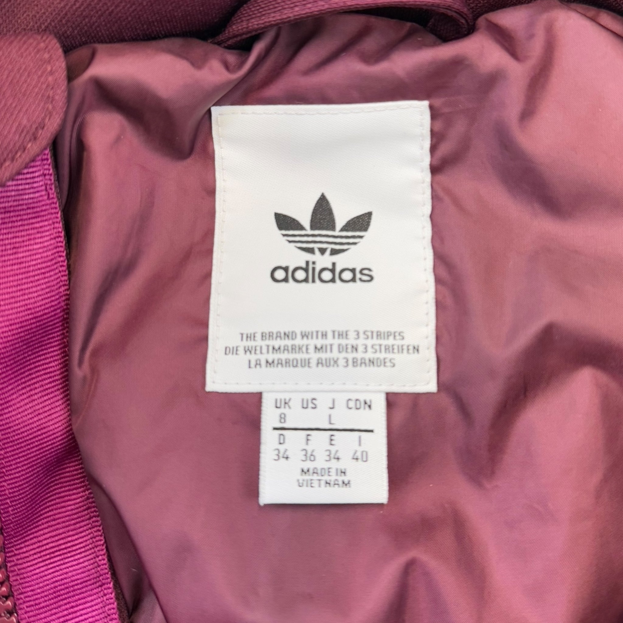 Adidas Colourblock Puffer Jacket - UK8