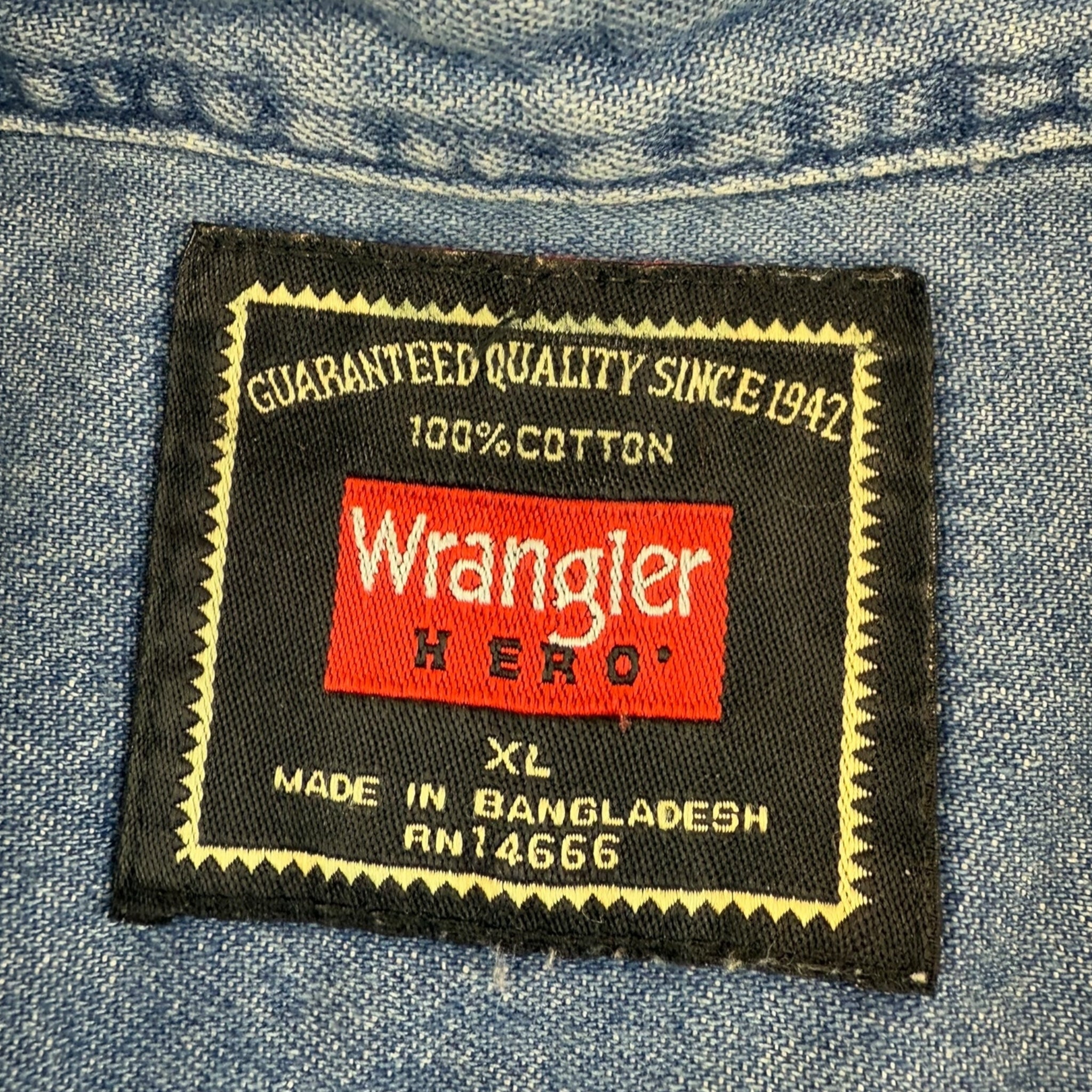 Vintage Wrangler Denim Shirt - XL