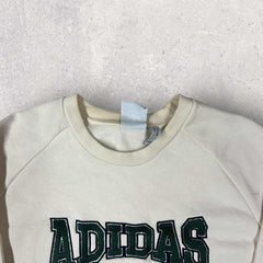 Adidas Embroidered Graphic Sweatshirt - M