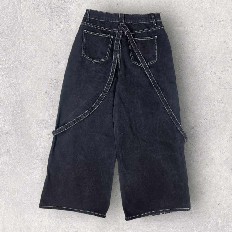 Romwe Batman Graphic Tactical Jeans - L