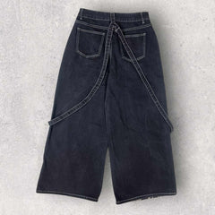 Romwe Batman Graphic Tactical Jeans - L