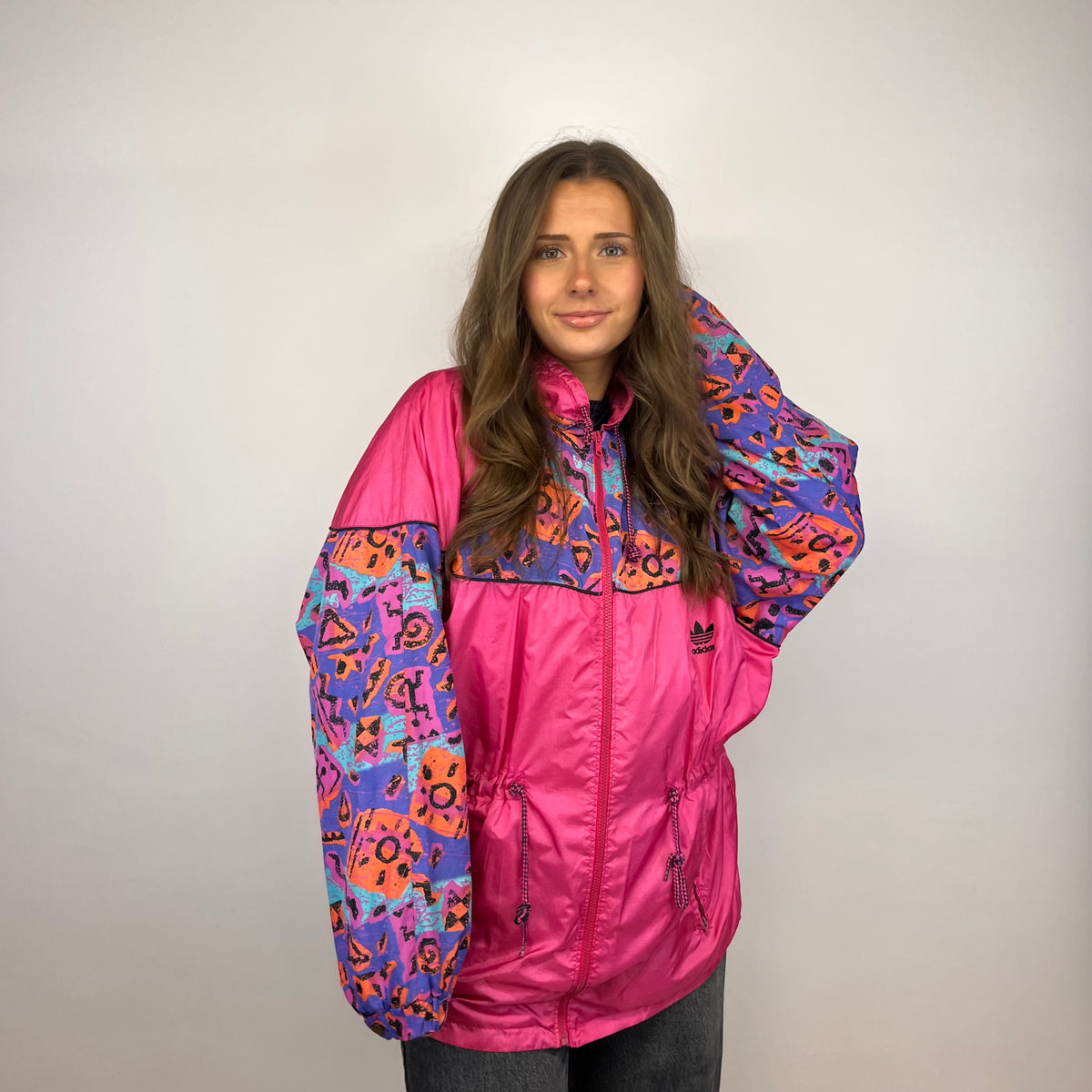 Vintage Adidas Windbreaker Jacket - UK14