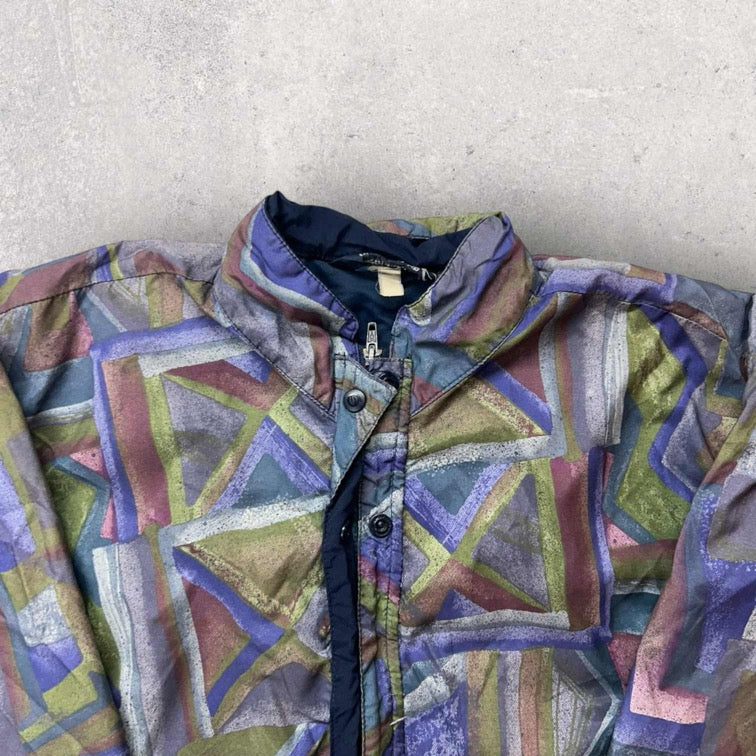 Vintage Windbreaker Jacket - L