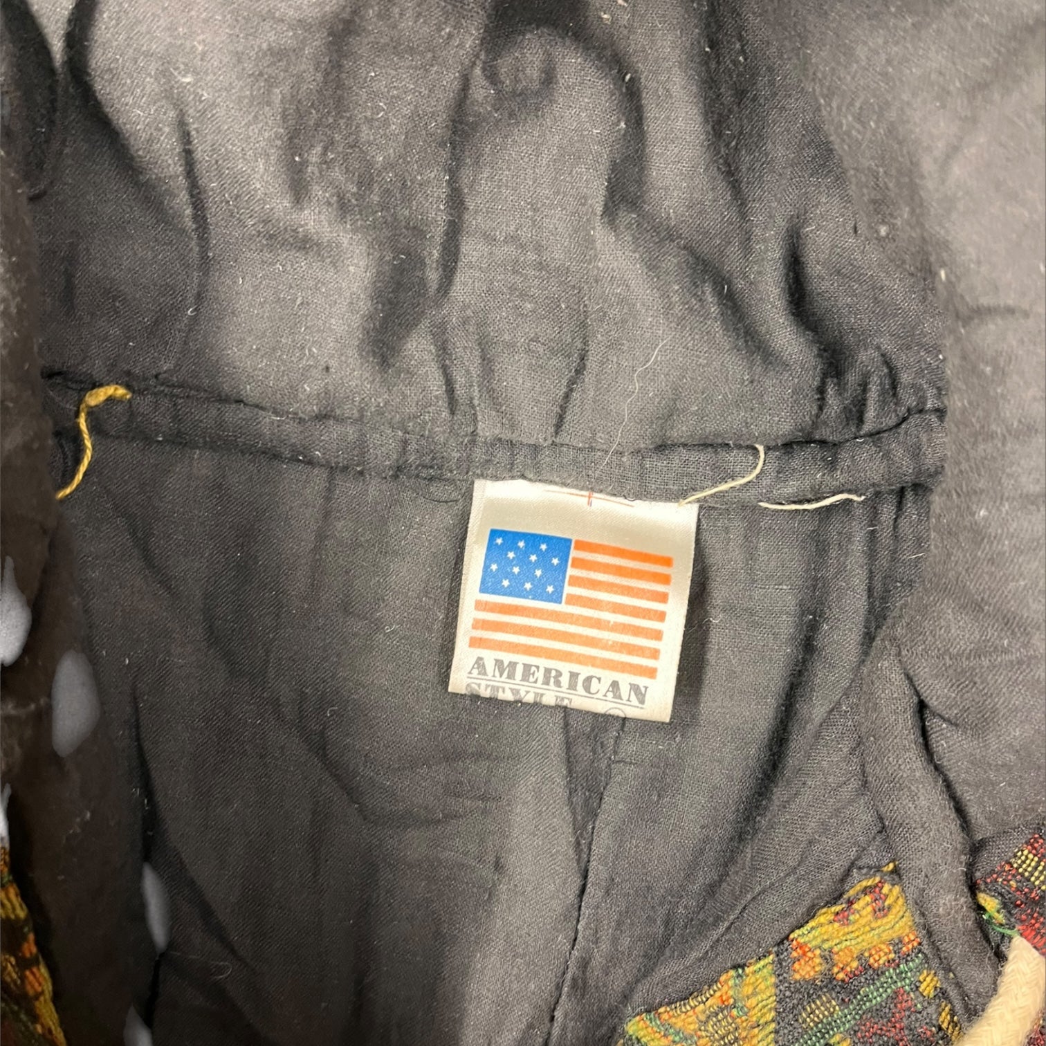 American Style 1/4 Button Hoodie - XL