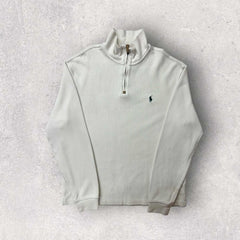 Polo Ralph Lauren 1/4 Zip Knit Sweater - M