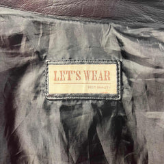 Vintage Let’s Wear Leather Jacket - M