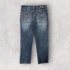 Taiting Jeans Embroidered Jeans - W27 L30.5