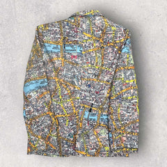 AZ London Map Blazer - M