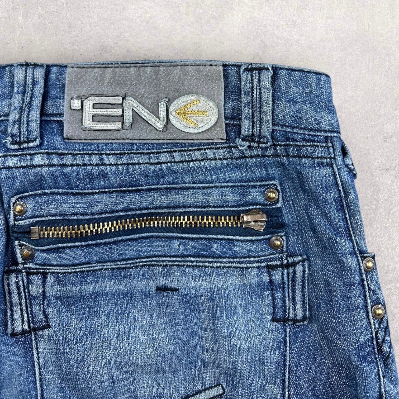 Style Clash Energie Straight Zip Pocket Jeans - W34 L33