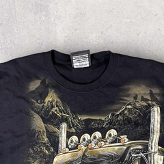American Trucker Graphic T-shirt - L