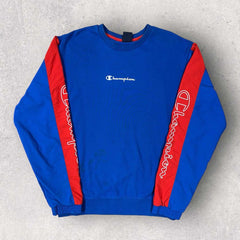 Champion  Windbreaker Sleeve  Sweatshirt - M
