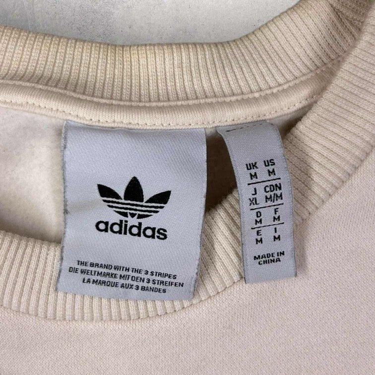 Adidas Embroidered Graphic Sweatshirt - M