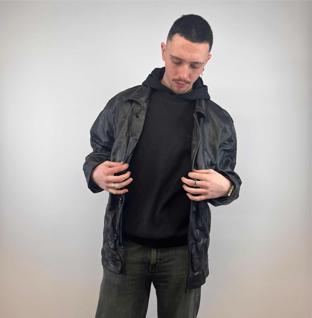 Vintage Tom English Leather Jacket - L