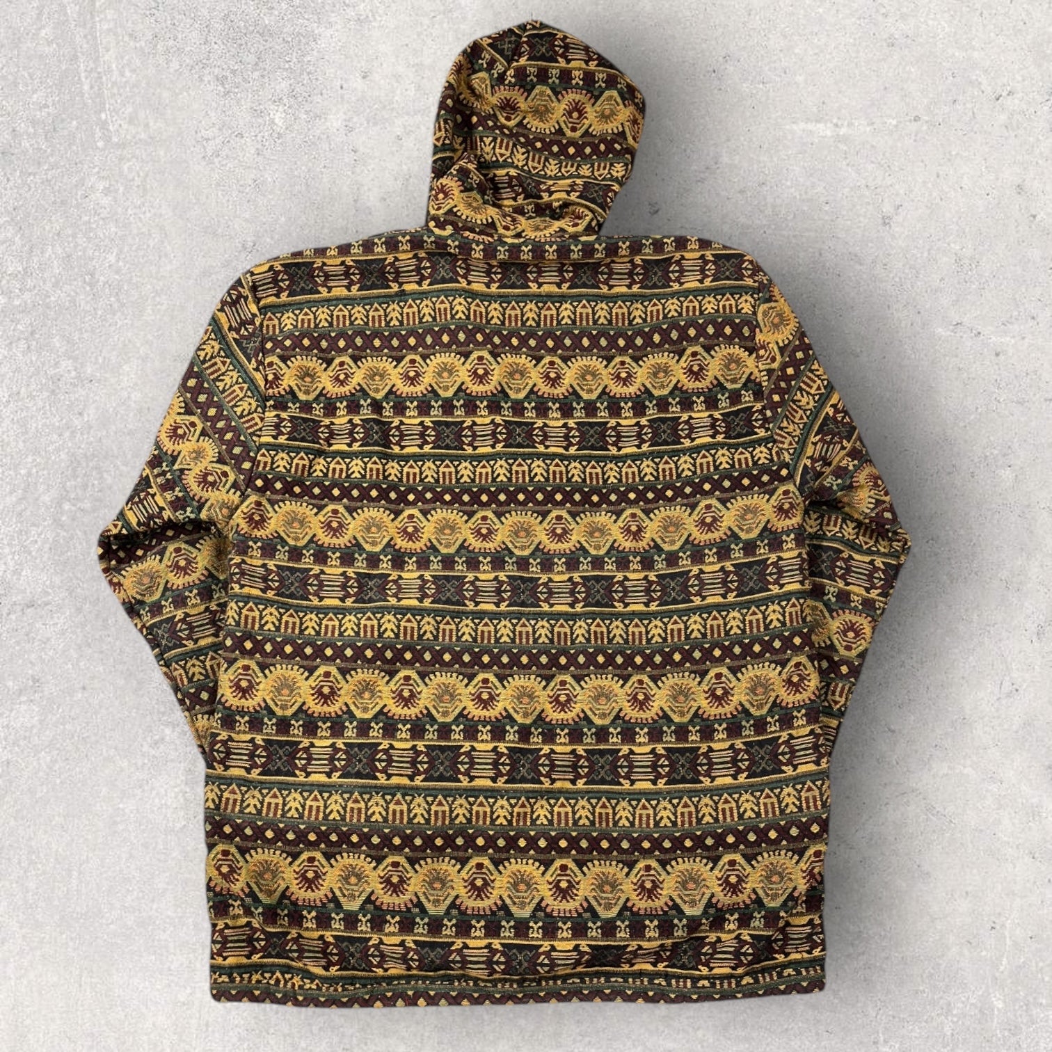 American Style 1/4 Button Hoodie - XL