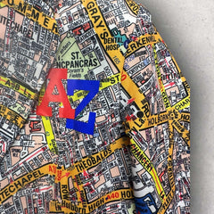 AZ London Map Blazer - M