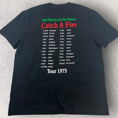 Bob Marley 1973 Catch a Fire Tour T-Shirt - XXL