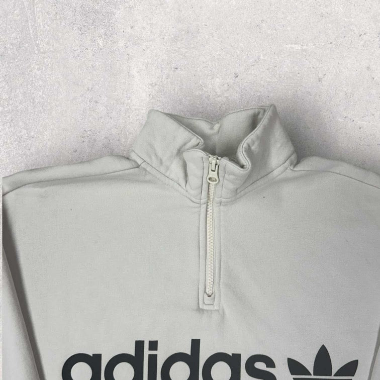 Adidas 1/4 Zip Sweatshirt - UK16