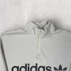 Adidas 1/4 Zip Sweatshirt - UK16