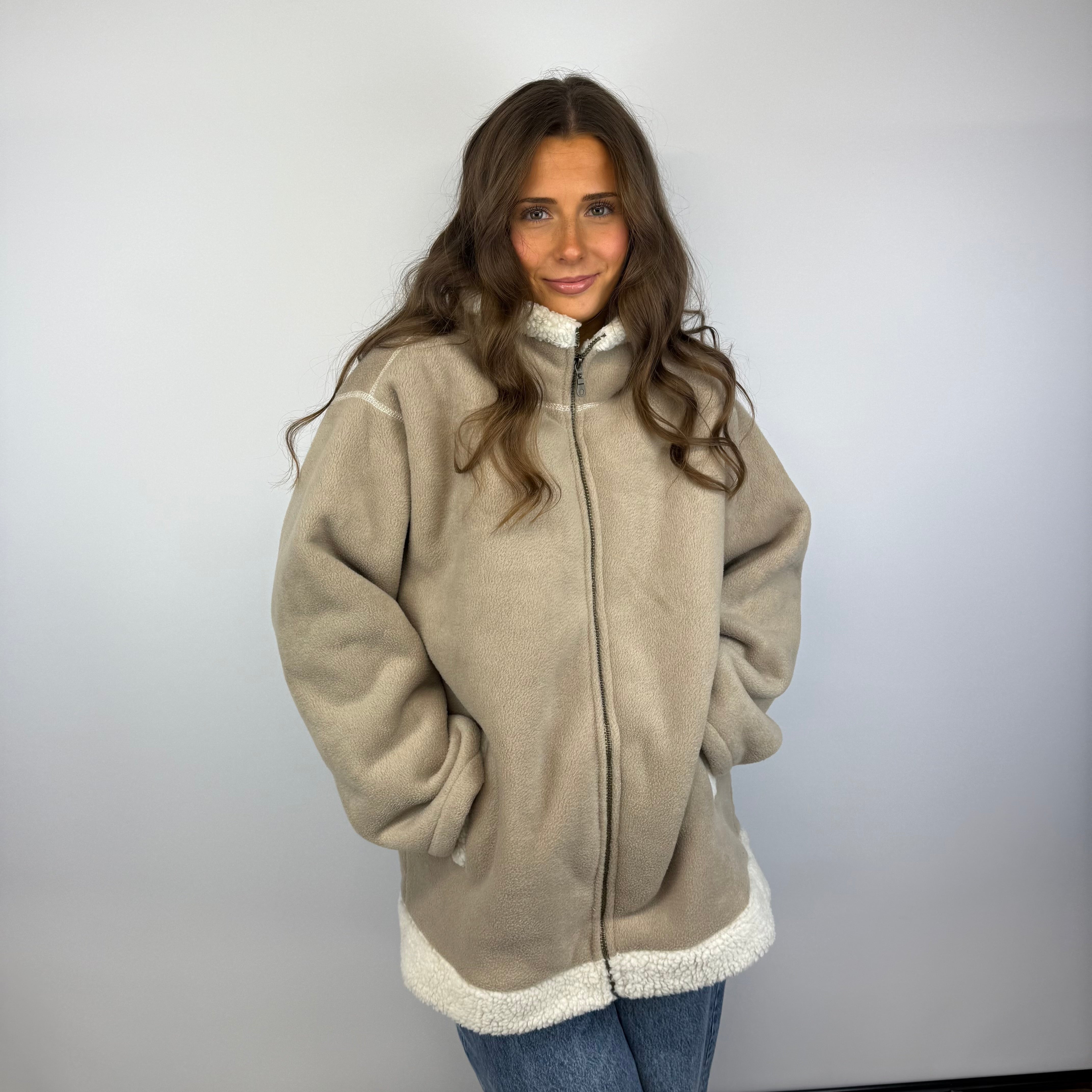 Country Manor Fleece Coat - L