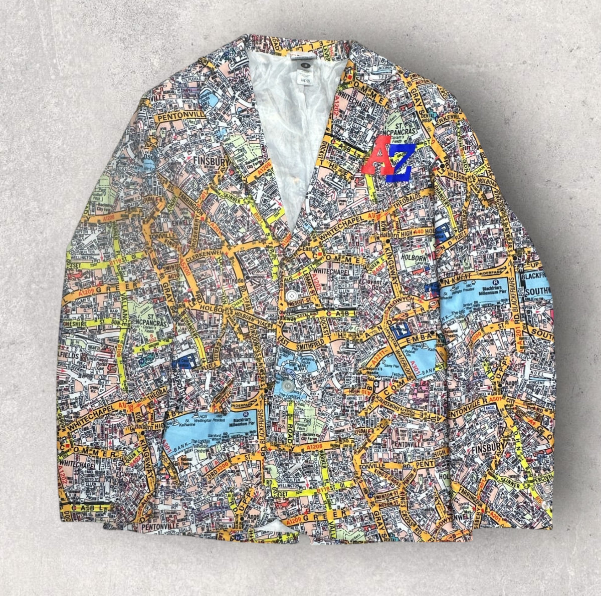 AZ London Map Blazer - M