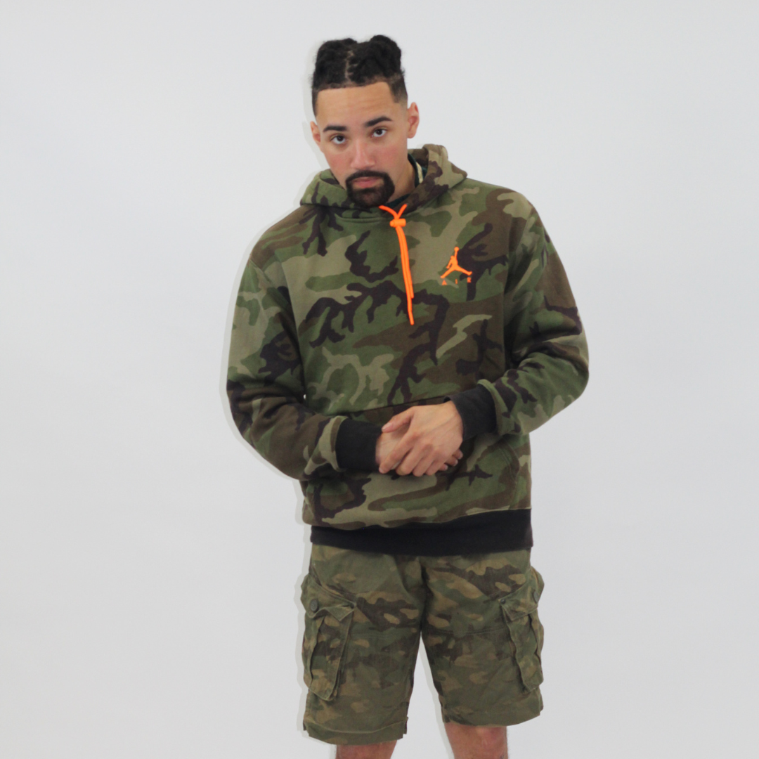 Jordan camo hoodie - M